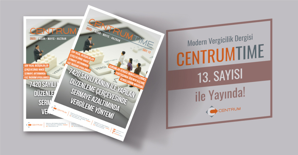 CentrumTime 13. Sayısı ile Yayında!